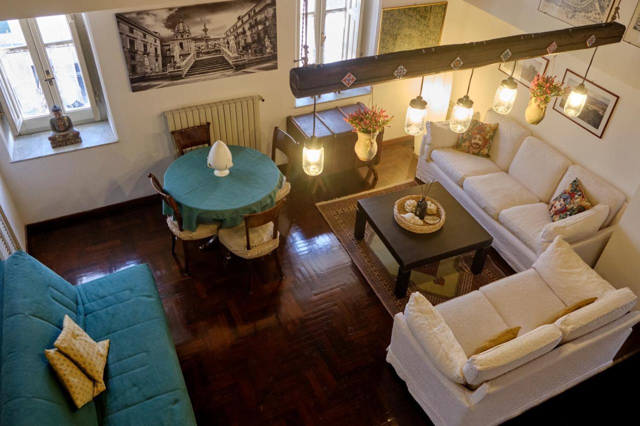 Ferienwohnung Attico Con Terrazza Sul Porto Palermo Exterior foto
